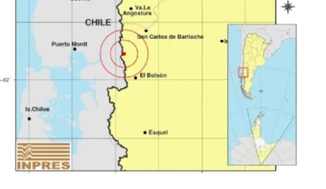 Un sismo sacudió a Bariloche y El Bolsón